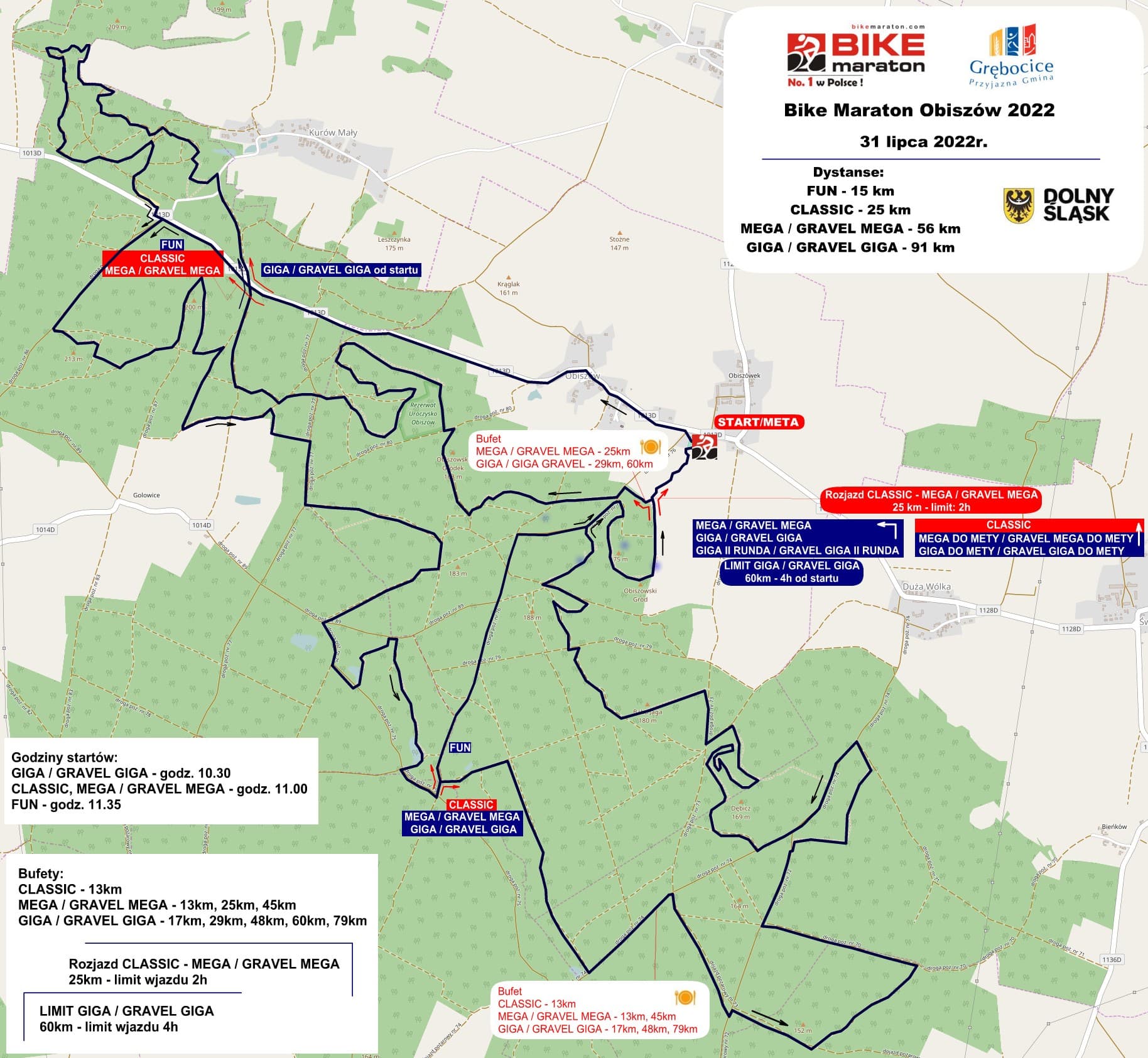 2022.07.29 Bike Maraton w Obiszowie, Baba Jaga na gravelu