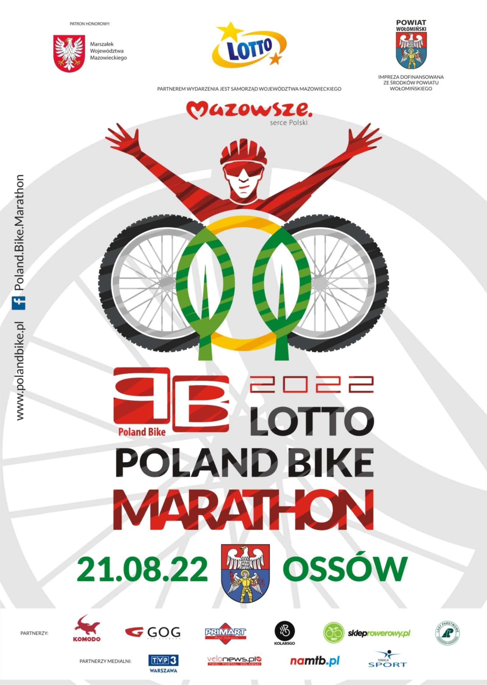 LOTTO Poland Bike Marathon  Ossowo- 21 sierpnia. Program i zapowiedź.