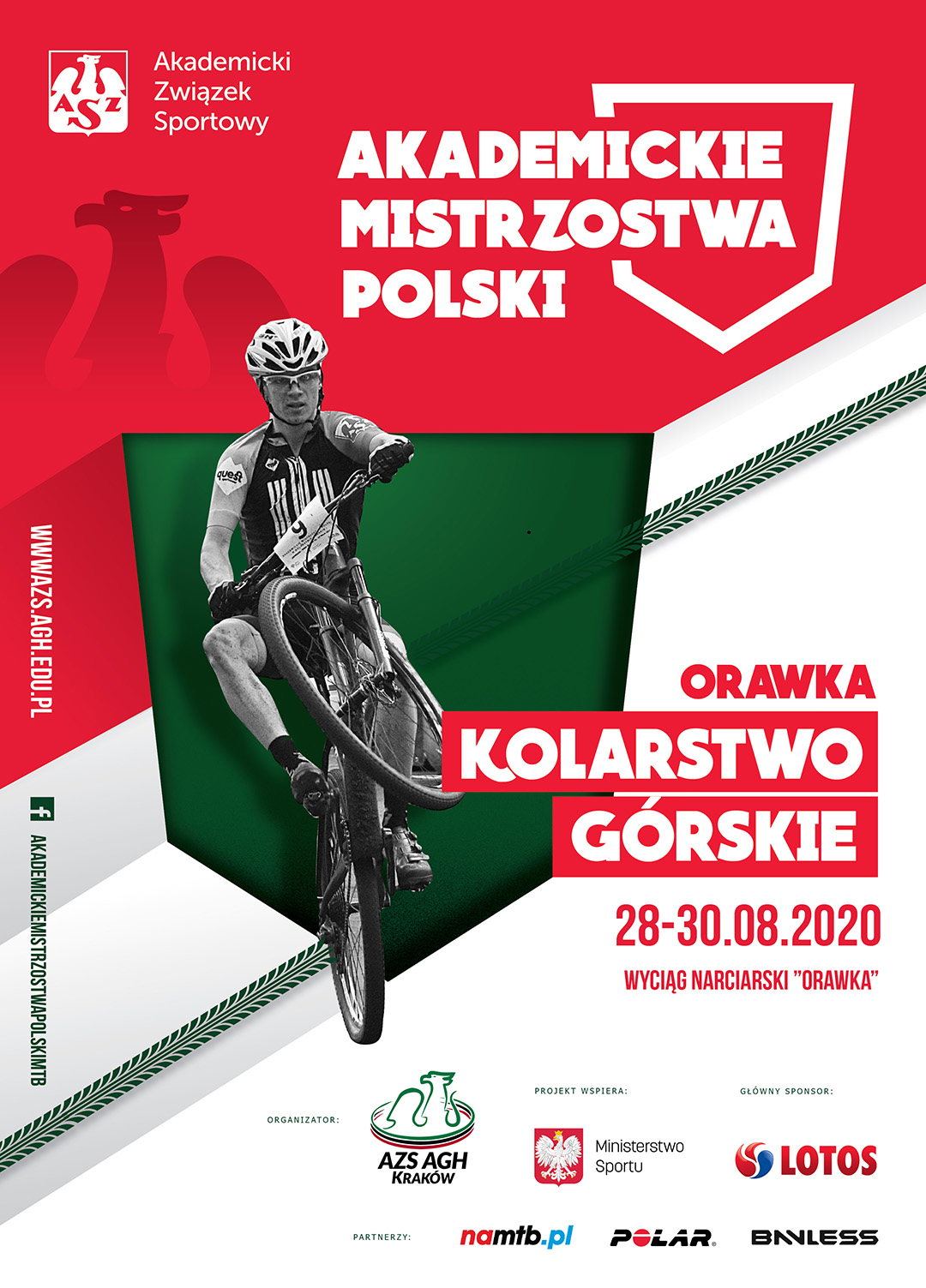 Zapowiedź Akademickich Mistrzostw Polski w kolarstwie górskim 2020