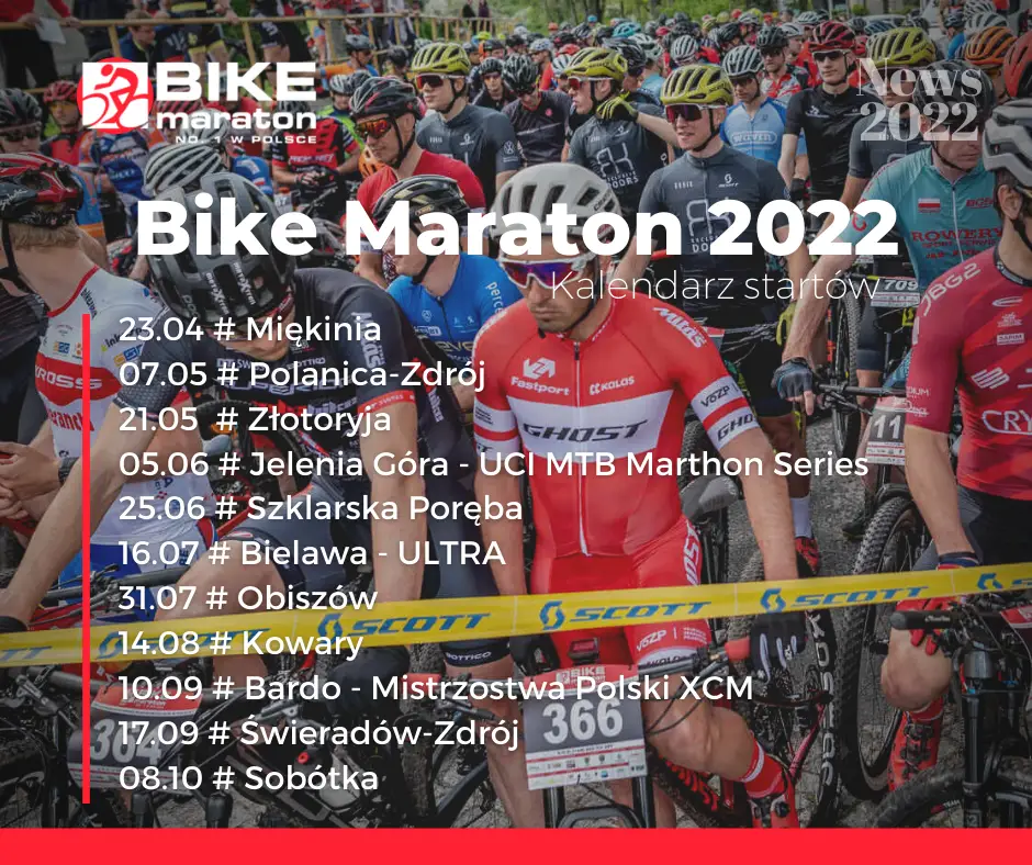 Bike Maraton 2022 – plan startów na najbliższy sezon