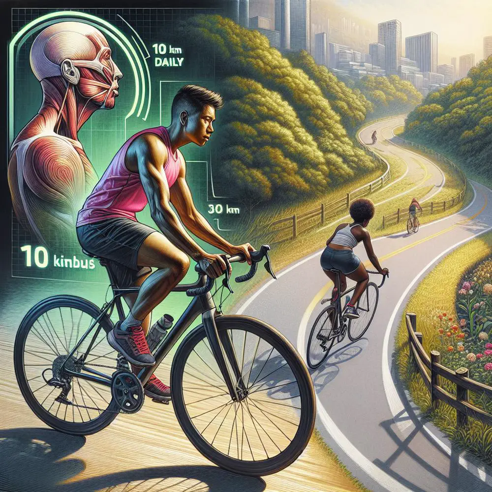 Ile km dziennie na rowerze? Porównanie efektów 10 km i 30 km tras