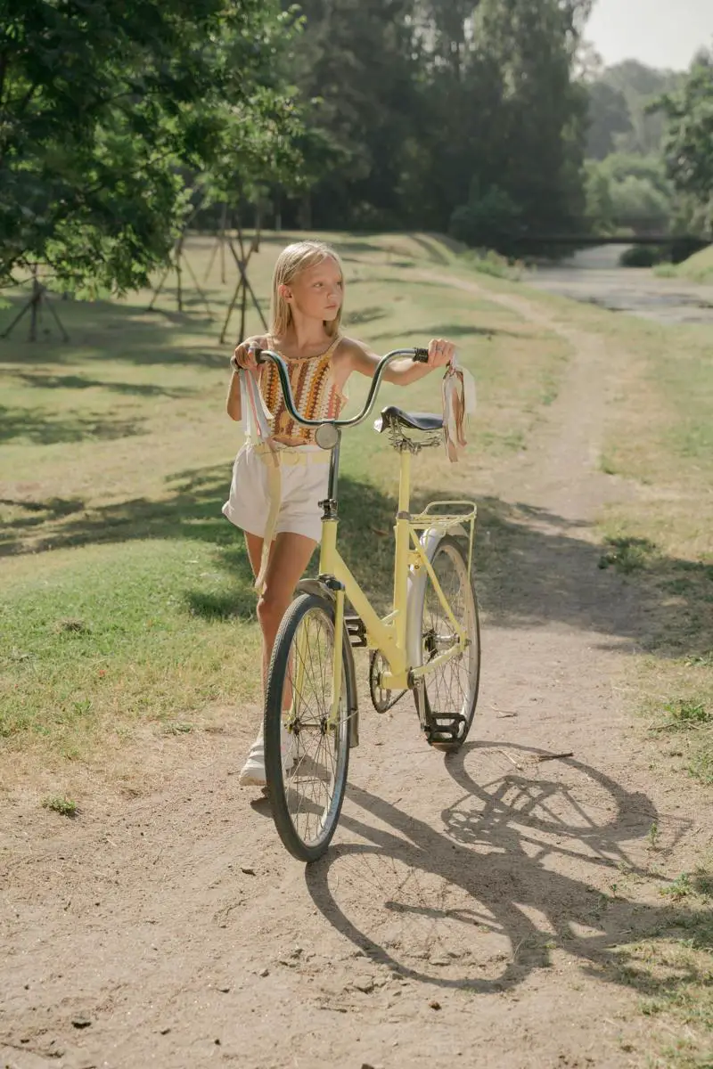 Girl bicycle 